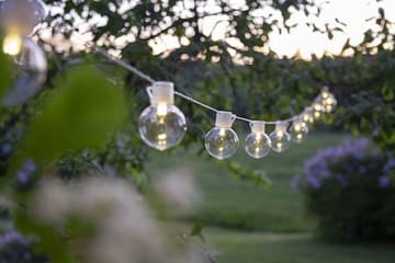 Partaj Ljusslinga - transparent med vit kabel - Belysning - Dekorationsbelysning - Dekorationsbelysning utomhus - Ljusslinga utomhus