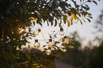 Partaj Solar Solcellsslinga - svart och transparent - Belysning - Dekorationsbelysning - Dekorationsbelysning utomhus - Ljusslinga utomhus