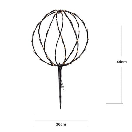 Sphere Utomhusdekoration belysning 30 cm - Svart - Belysning - Dekorationsbelysning - Dekorationsbelysning utomhus - Ljusslinga utomhus