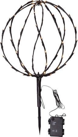 Sphere Utomhusdekoration belysning 30 cm, Svart