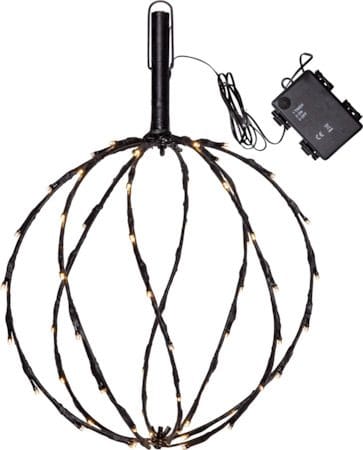 Sphere Utomhusdekoration belysning 30 cm - Svart - Belysning - Dekorationsbelysning - Dekorationsbelysning utomhus - Ljusslinga utomhus