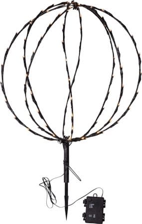 Sphere Utomhusdekoration belysning 40 cm, svart