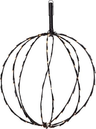 Sphere Utomhusdekoration belysning 40 cm - svart - Belysning - Dekorationsbelysning - Dekorationsbelysning utomhus - Ljusslinga utomhus