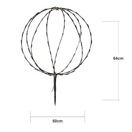 Sphere Utomhusdekoration belysning 50 cm - svart - Belysning - Dekorationsbelysning - Dekorationsbelysning utomhus - Ljusslinga utomhus