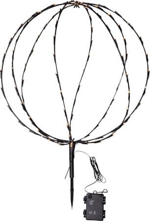 Sphere Utomhusdekoration belysning 50 cm, svart