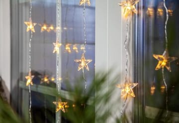 Star Curtain Ljusgardin 90 cm - transparent - Belysning - Dekorationsbelysning - Dekorationsbelysning utomhus - Ljusnät