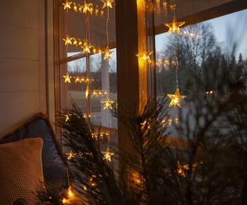 Star Curtain Ljusgardin 90 cm - transparent - Belysning - Dekorationsbelysning - Dekorationsbelysning utomhus - Ljusnät
