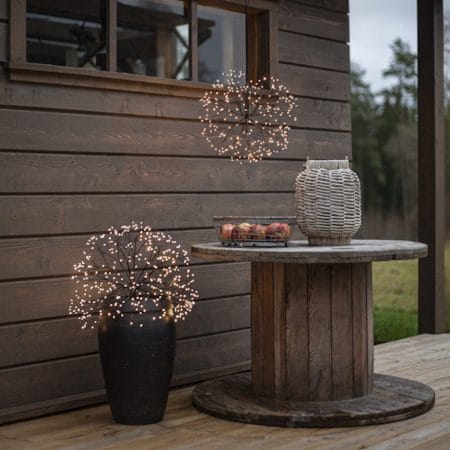 Stardust Hängande dekoration belysning 40 cm - Svart - Belysning - Dekorationsbelysning - Dekorationsbelysning utomhus - Ljusslinga utomhus