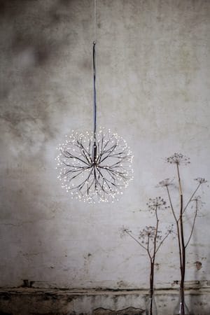 Stardust Hängande dekoration belysning 40 cm - Svart - Belysning - Dekorationsbelysning - Dekorationsbelysning utomhus - Ljusslinga utomhus