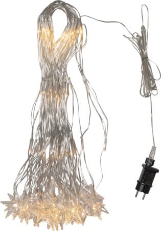 Starnet Ljusnät 480 cm - Transparent - Belysning - Dekorationsbelysning - Dekorationsbelysning utomhus - Ljusslinga utomhus
