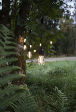 String Light Ljusslinga - transparent och svart - Belysning - Dekorationsbelysning - Dekorationsbelysning utomhus - Ljusslinga utomhus