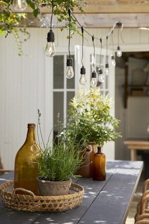 String Light Ljusslinga - transparent och svart - Belysning - Dekorationsbelysning - Dekorationsbelysning utomhus - Ljusslinga utomhus