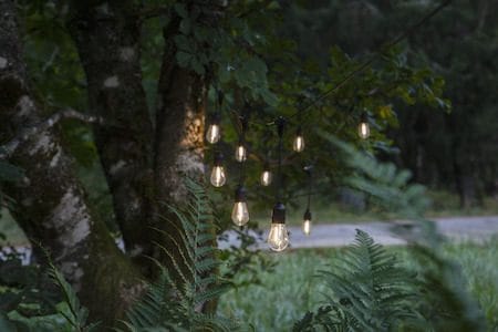 String Light Ljusslinga - transparent och svart - Belysning - Dekorationsbelysning - Dekorationsbelysning utomhus - Ljusslinga utomhus