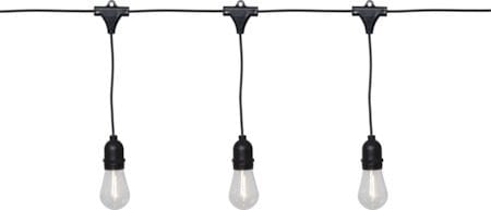 String Light Ljusslinga - transparent och svart - Belysning - Dekorationsbelysning - Dekorationsbelysning utomhus - Ljusslinga utomhus