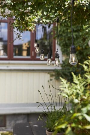 String Light Ljusslinga - transparent och svart - Belysning - Dekorationsbelysning - Dekorationsbelysning utomhus - Ljusslinga utomhus