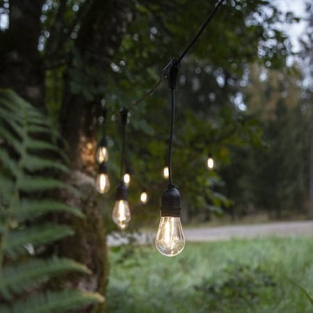 String Light Ljusslinga - transparent och svart - Belysning - Dekorationsbelysning - Dekorationsbelysning utomhus - Ljusslinga utomhus