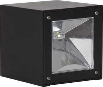 Wally Cube Solcellsvägglykta 10 cm - svart - Belysning - Dekorationsbelysning - Dekorationsbelysning utomhus - LED belysning utomhus