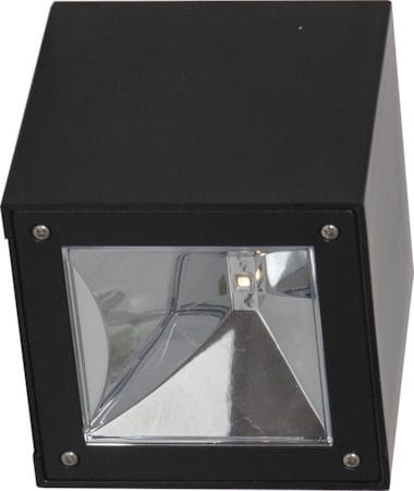 Wally Cube Solcellsvägglykta 10 cm - svart - Belysning - Dekorationsbelysning - Dekorationsbelysning utomhus - LED belysning utomhus