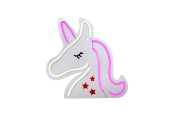 Neon-Enhörning Just Light Dekorationslampa - Multicolored - Belysning - Dekorationsbelysning - Dekorationsbelysning inomhus