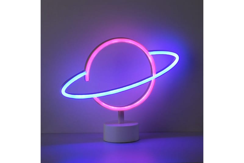 Neon-Saturnus Just Light Dekorationslampa - Multicolored - Belysning - Dekorationsbelysning - Dekorationsbelysning inomhus
