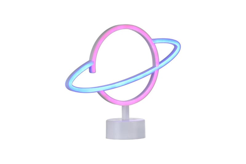 Neon-Saturnus Just Light Dekorationslampa - Multicolored - Belysning - Dekorationsbelysning - Dekorationsbelysning inomhus