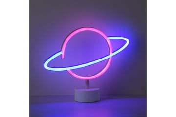 Neon-Saturnus Just Light Dekorationslampa - Multicolored - Belysning - Dekorationsbelysning - Dekorationsbelysning inomhus