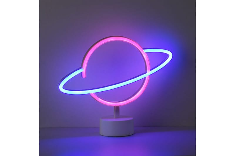 Neon-Saturnus Just Light Dekorationslampa - Multicolored - Belysning - Dekorationsbelysning - Dekorationsbelysning inomhus