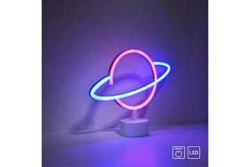 Neon-Saturnus Just Light Dekorationslampa - Multicolored - Belysning - Dekorationsbelysning - Dekorationsbelysning inomhus