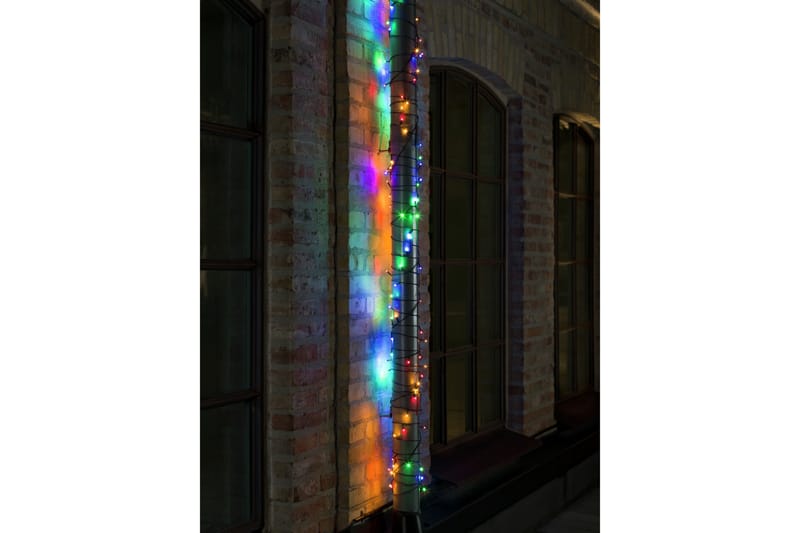 Slinga 120 färgade LED Svart - Konstsmide - Ljusslinga inomhus - Dekorationsbelysning