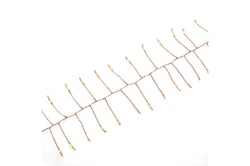 Slinga microcluster amber LED Koppar - Konstsmide - Ljusslinga inomhus - Dekorationsbelysning