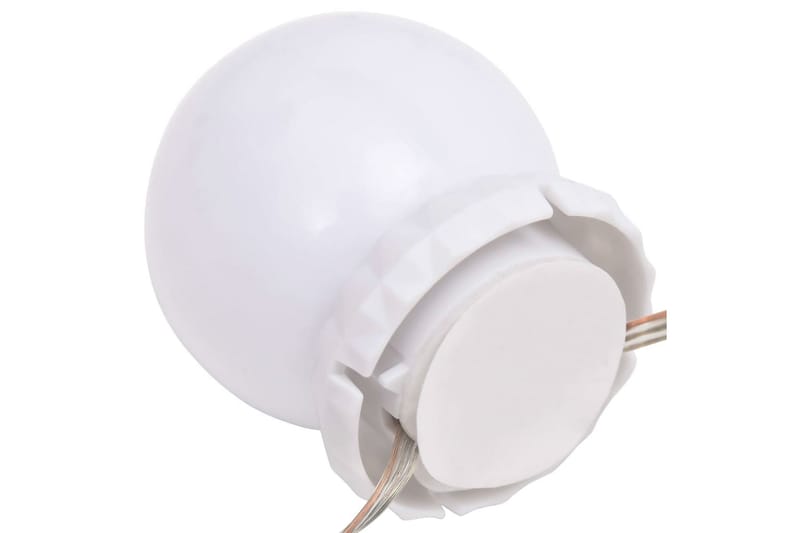Spegelbelysning med 8 LED-lampor varmvit och kallvit - Dekorationsbelysning