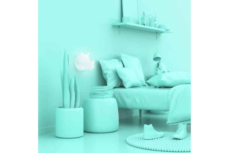 Vägg Nattlampa Mobility On Board Noshörning Multicolor - Multifärgad - Belysning - Dekorationsbelysning - Dekorationsbelysning inomhus