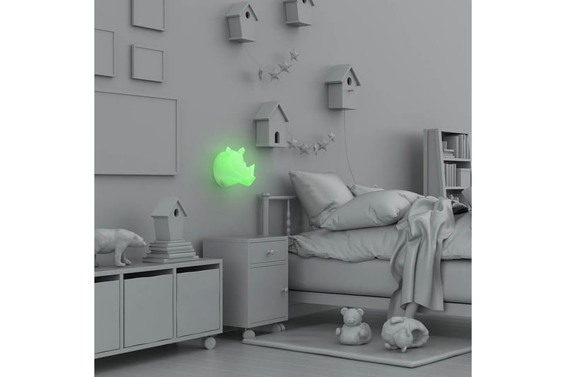 Vägg Nattlampa Mobility On Board Noshörning Multicolor - Multifärgad - Belysning - Dekorationsbelysning - Dekorationsbelysning inomhus