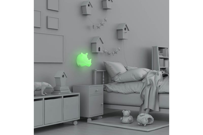 Vägg Nattlampa Mobility On Board Noshörning Multicolor - Multifärgad - Belysning - Dekorationsbelysning - Dekorationsbelysning inomhus