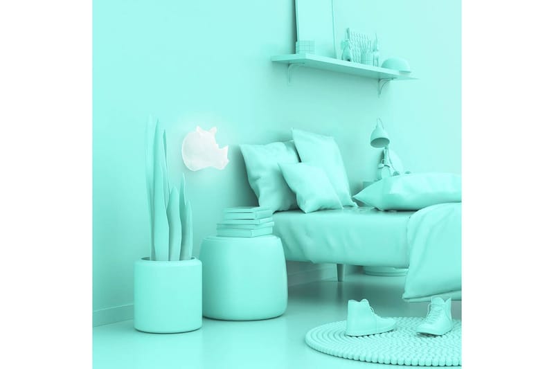 Vägg Nattlampa Mobility On Board Noshörning Multicolor - Multifärgad - Belysning - Dekorationsbelysning - Dekorationsbelysning inomhus