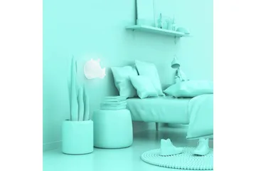 Vägg Nattlampa Mobility On Board Noshörning Multicolor - Multifärgad - Belysning - Dekorationsbelysning - Dekorationsbelysning inomhus