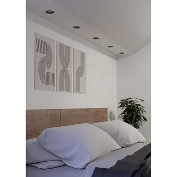 Infälld Lampa Barranco 90 mm 4000K Set om 3 - Svart - Belysning - Spotlights & downlights