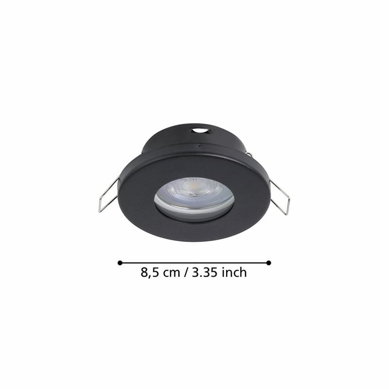 Infälld Lampa Favazzina 85 mm set med 3 - Svart - Belysning - Spotlights & downlights