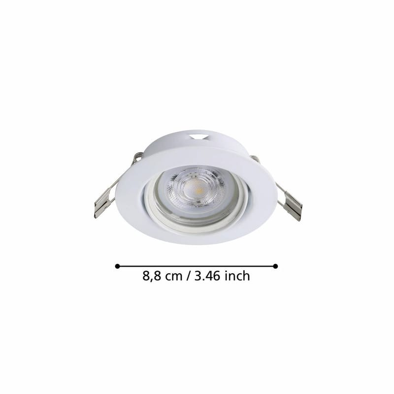Infälld Lampa Favazzina 88 mm set med 3 - Vit - Belysning - Spotlights & downlights