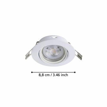 Infälld Lampa Favazzina 88 mm set med 3 - Vit - Belysning - Spotlights & downlights