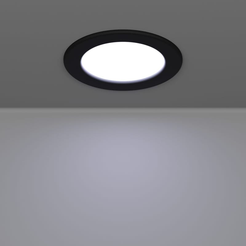 Infälld Lampa Fueva - Svart, 117 mm - Belysning - Spotlights & downlights