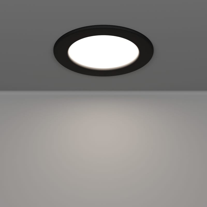Infälld Lampa Fueva - Svart, 117 mm - Belysning - Spotlights & downlights