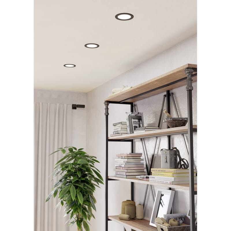 Infälld Lampa Fueva - Svart, 117 mm - Belysning - Spotlights & downlights