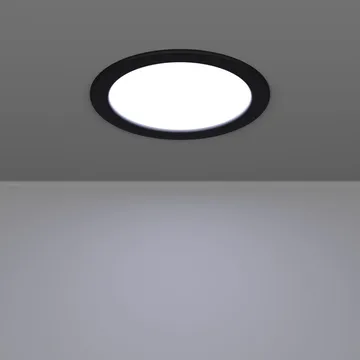Infälld Lampa Fueva - Svart, 166 mm - Belysning - Spotlights & downlights