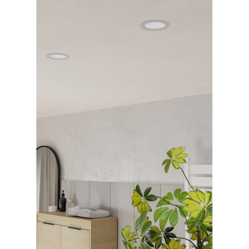 Infälld Lampa Fueva - Vit, 117 mm - Belysning - Spotlights & downlights