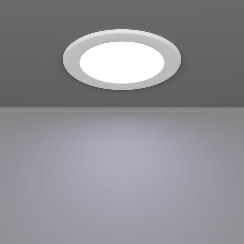 Infälld Lampa Fueva - Vit, 117 mm - Belysning - Spotlights & downlights