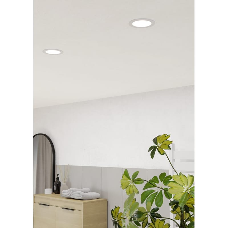 Infälld Lampa Fueva - Vit, 117 mm - Belysning - Spotlights & downlights