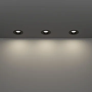 Infälld Lampa Salabate 88 mm Set om 3 - Svart - Belysning - Spotlights & downlights