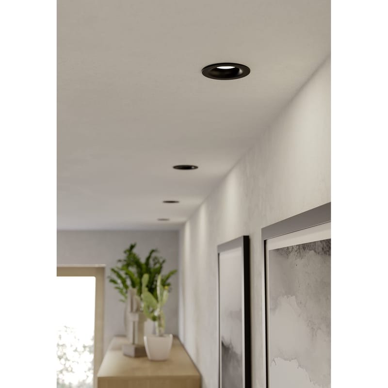 Infälld Lampa Salabate 88 mm Set om 3 - Svart - Belysning - Spotlights & downlights