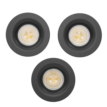 Infälld Lampa Salabate 88 mm Set om 3 - Svart - Belysning - Spotlights & downlights